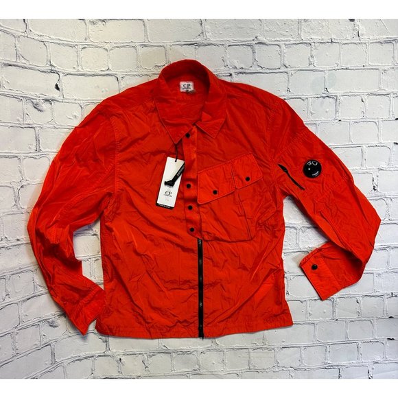 C.P. COMPANY CHROME-R GOGGLE ZIP OVERSHIRT - Picture 1 of 15